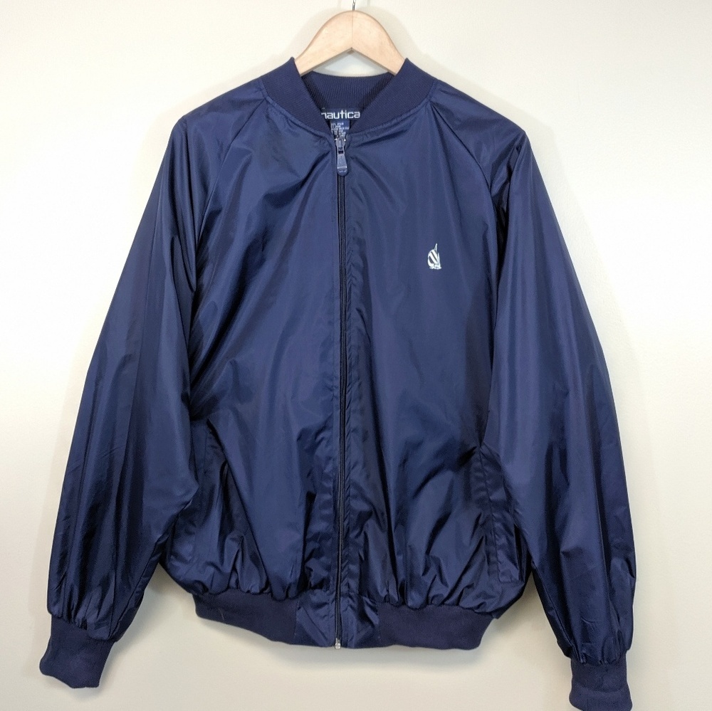 🔥Vintage 90's Nautica Spellout Windbreaker - Picture 7 of 7